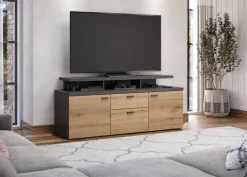 TV-Lowboard Mood Eiche Evoke Coast Nachbildung Matera Nachbildung B/H/T: ca. 151x66x47 cm