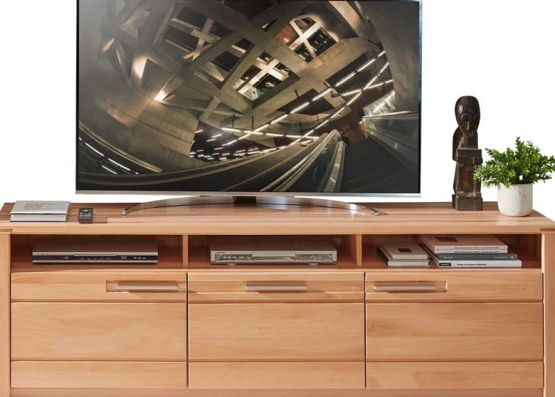 TV-Lowboard Nature One buche Nachbildung B/H/T: ca. 190x58x45 cm