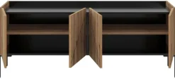 TV-Lowboard Neo Evoke Oak Nachbildung schwarz B/H/T: ca. 153x62x40 cm