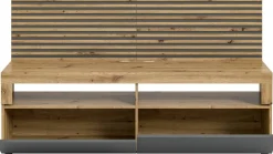 TV-Lowboard Okai anthrazit Eiche Artisan Nachbildung B/H/T: ca. 160x90x45 cm