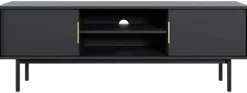 TV-Lowboard VIVA schwarz B/H/T: ca. 154x53,5x39 cm