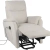 TV-Sessel Rubi beige Webstoff B/H/T: ca. 75x136x87 cm