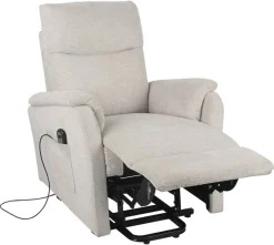 TV-Sessel Rubi beige Webstoff B/H/T: ca. 75x136x87 cm