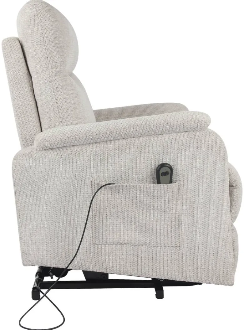 TV-Sessel Rubi beige Webstoff B/H/T: ca. 75x136x87 cm