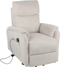 TV-Sessel Rubi beige Webstoff B/H/T: ca. 75x136x87 cm