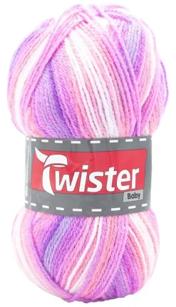 Twister Handstrickgarn Baby flieder L: ca. 21000 cm