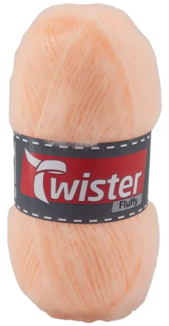 Twister Handstrickgarn Fluffy pfirsich L: ca. 16000 cm