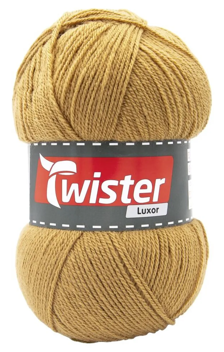 Twister Handstrickgarn Luxor kamel L: ca. 52500 cm