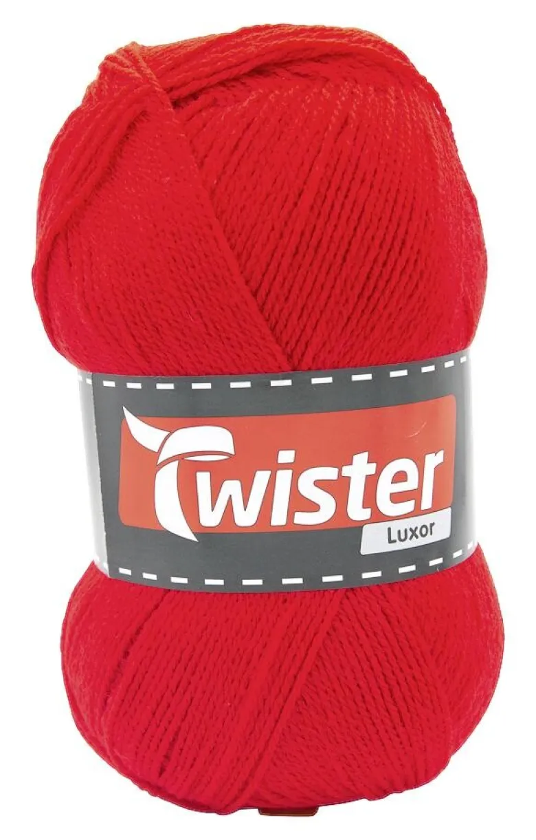 Twister Handstrickgarn Luxor feuerrot L: ca. 52500 cm