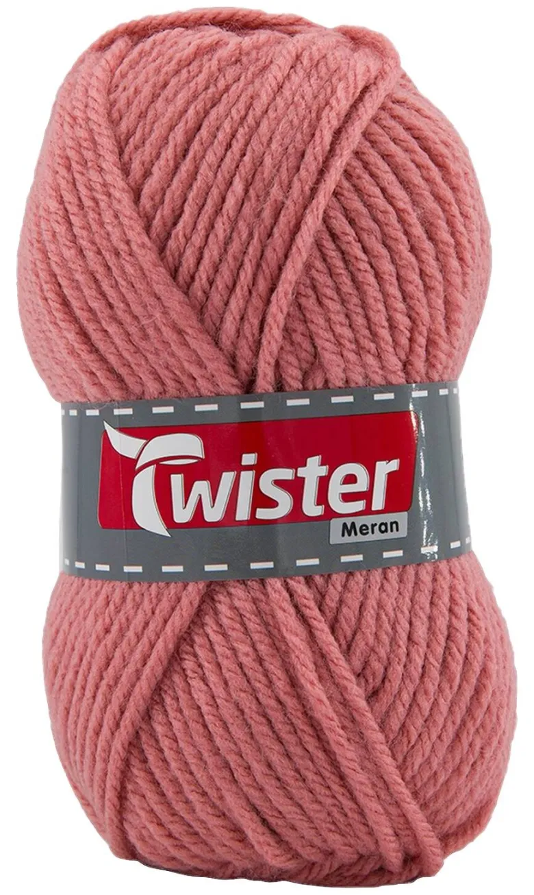Twister Handstrickgarn Meran altrosa L: ca. 10000 cm