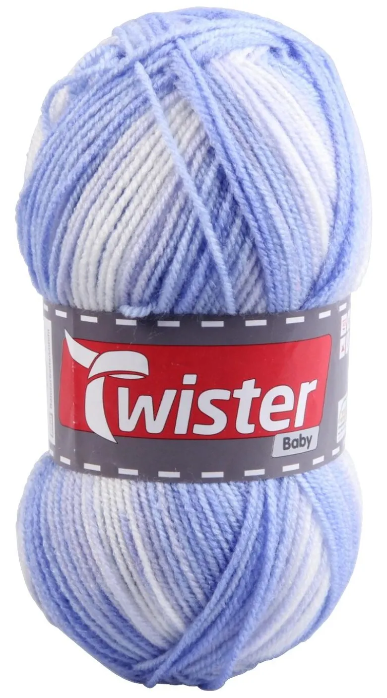 Twister Handstrickgarn Twister Baby himmel L: ca. 21000 cm