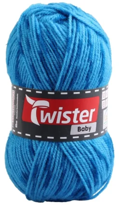 Twister Handstrickgarn Twister Baby türkis L: ca. 21000 cm