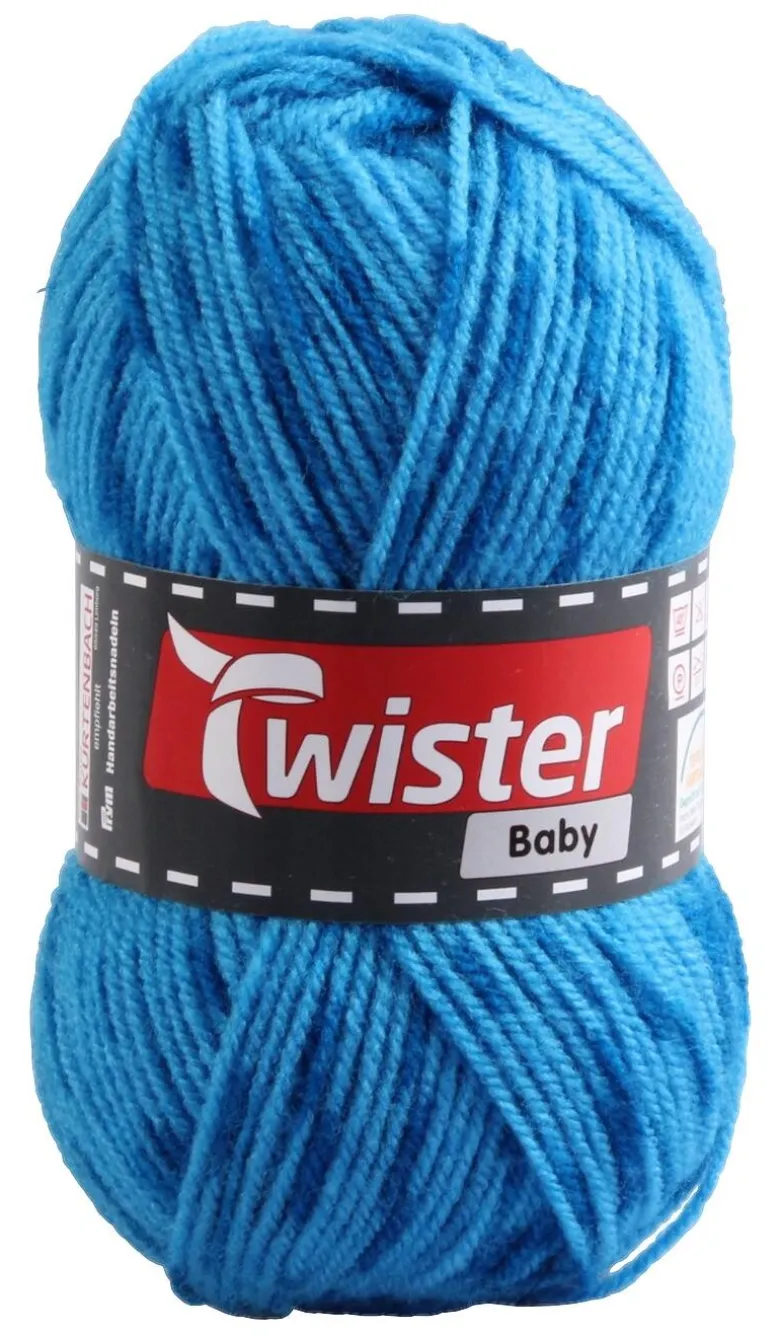 Twister Handstrickgarn Twister Baby türkis L: ca. 21000 cm