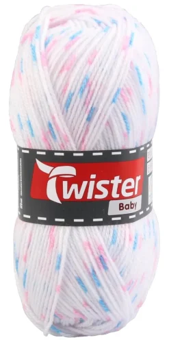 Twister Handstrickgarn Twister Baby weiß L: ca. 21000 cm