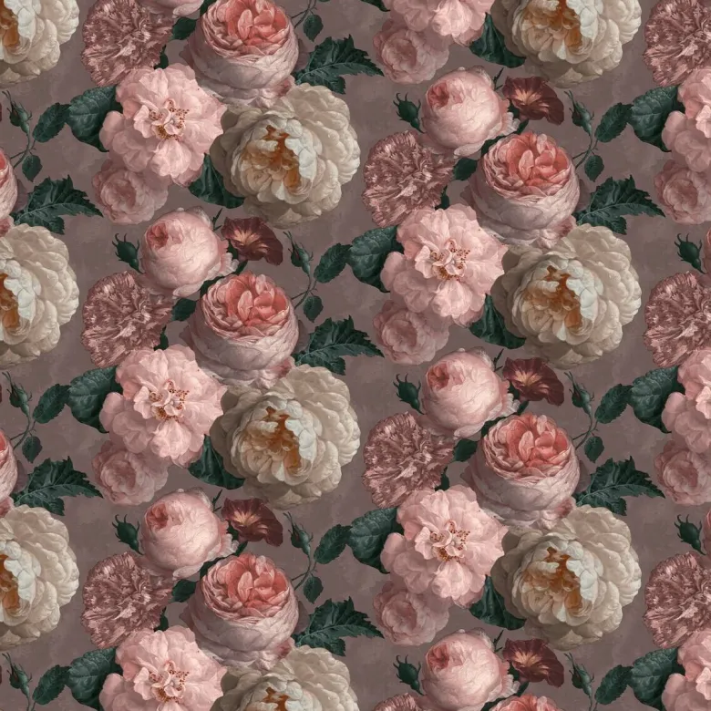UGEPA Papiertapete grau rosa B/L: ca. 53x1005 cm
