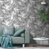 UGEPA Papiertapete Marmoroptik grau silber B/L: ca. 53x1005 cm