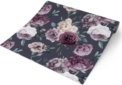 UGEPA Papiertapete Rosen grau rosa B/L: ca. 53x1005 cm
