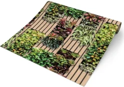 UGEPA Vliestapete Akustikpaneel beige grün B/L: ca. 53x1005 cm