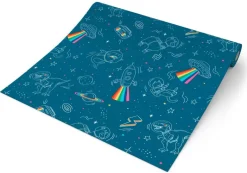 UGEPA Vliestapete Weltall blau B/L: ca. 53x1005 cm