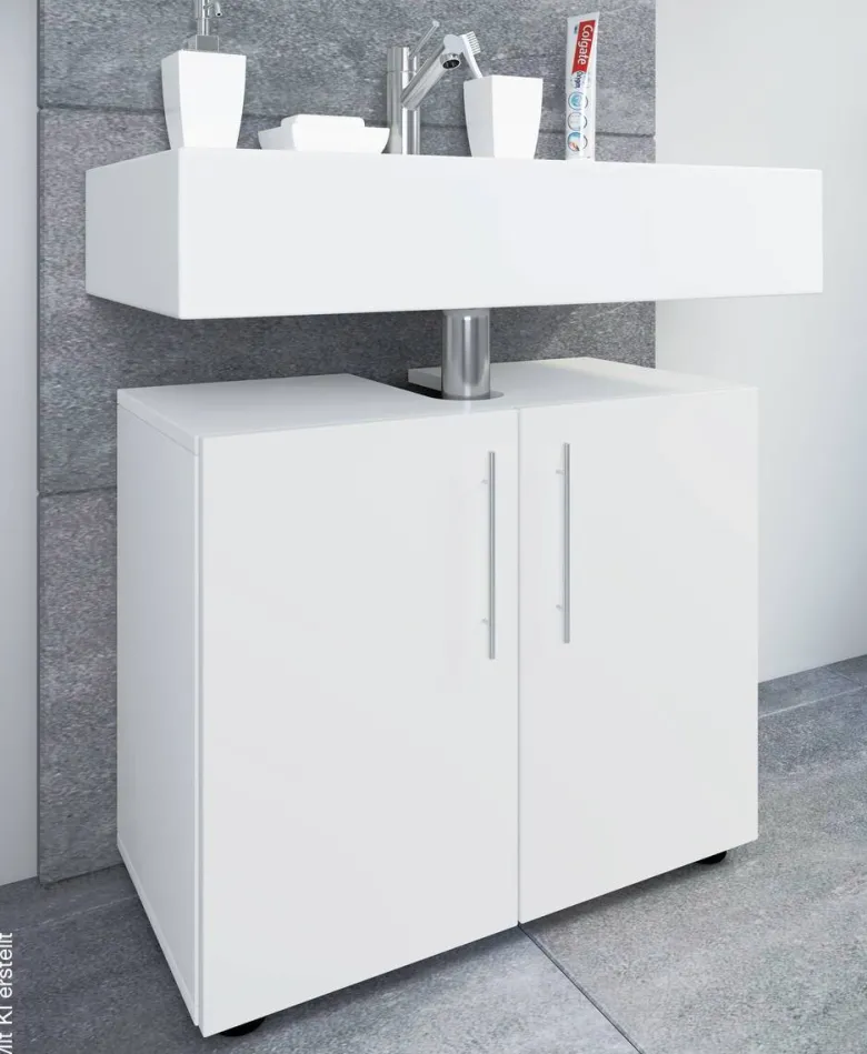 Unterschrank Flandu weiß B/H/T: ca. 60x51x30 cm