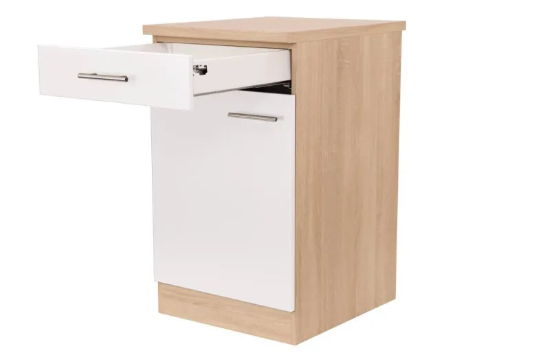 Unterschrank Merle weiß B/H/T: ca. 50x85x60 cm