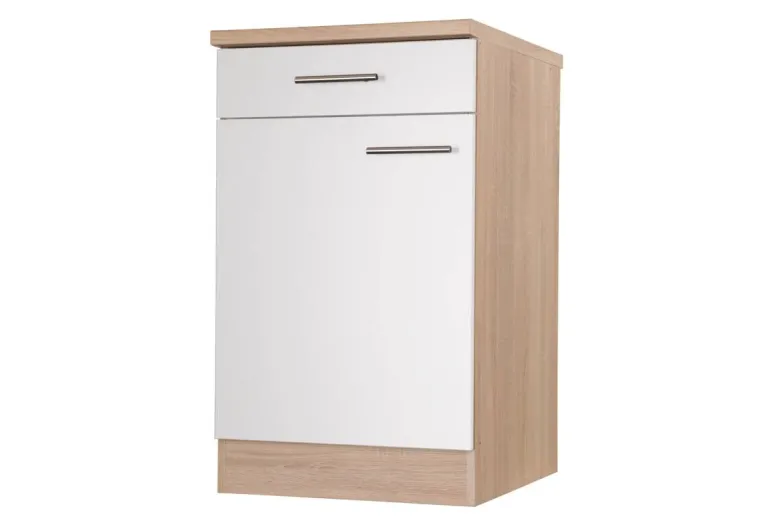 Unterschrank Merle weiß B/H/T: ca. 50x85x60 cm