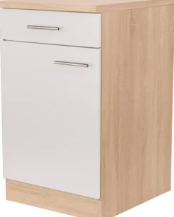 Unterschrank Merle weiß B/H/T: ca. 50x85x60 cm