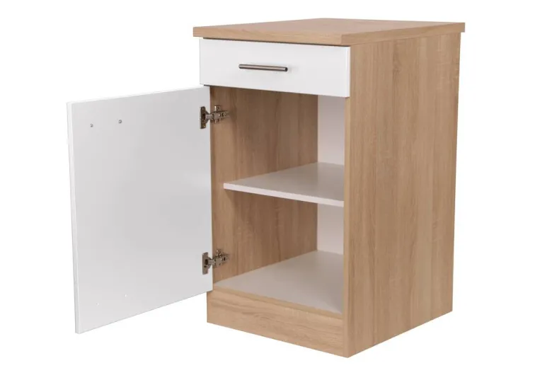 Unterschrank Merle weiß B/H/T: ca. 50x85x60 cm