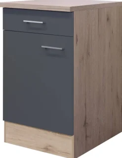 Unterschrank Morena grau matt B/H/T: ca. 50x85x60 cm