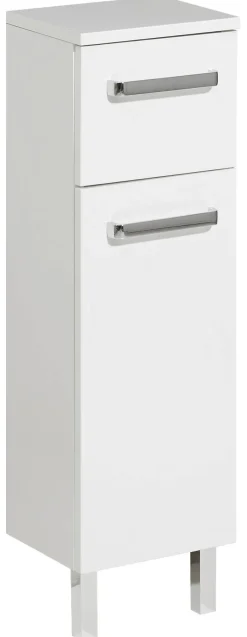 Unterschrank Quickset 312 weiß glanz B/H/T: ca. 25x81x20 cm