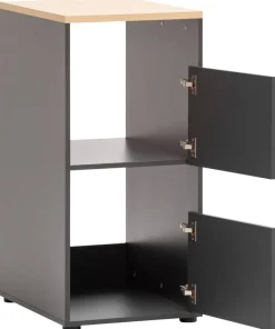 Unterschrank Solea anthrazit Eiche hell Nachbildung B/H/T: ca. 45,1x95,8x60 cm