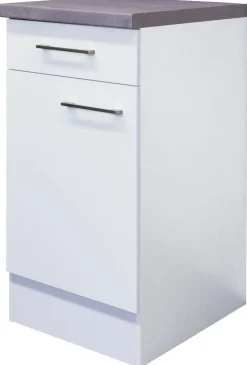 Unterschrank Vita weiß matt B/H/T: ca. 40x86x60 cm
