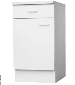 Unterschrank weiß matt B/H/T: ca. 50x85x50 cm