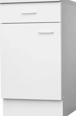 Unterschrank weiß matt B/H/T: ca. 50x85x60 cm