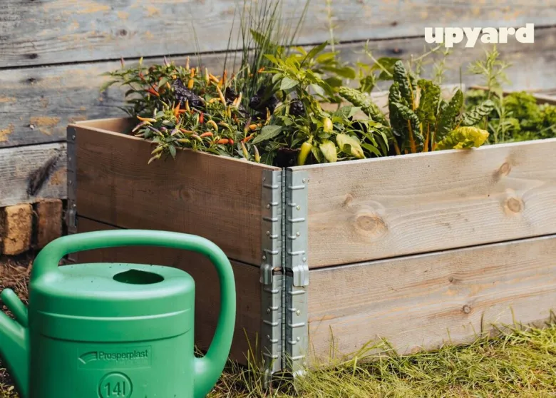 UPYARD Hochbeet INDUSTRIAL grau Holz B/L: ca. 80x120 cm