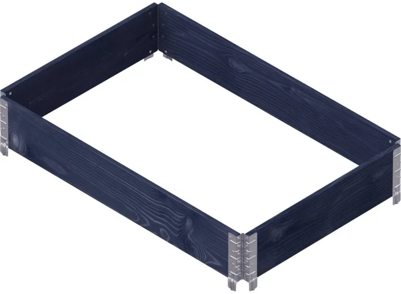 UPYARD Hochbeet INDUSTRIAL schwarz Holz B/L: ca. 80x120 cm