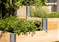UPYARD Stufenbeet INDUSTRIAL natur Holz