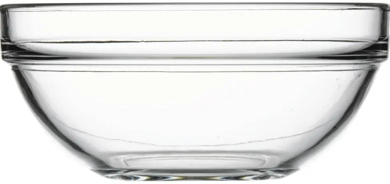 van Well Schale transparent Glas
