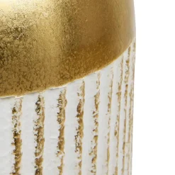 Vase gold Metall B/H: ca. 16x60,5 cm
