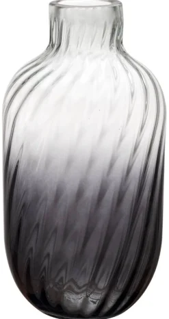 Vase klar Glas H/D: ca. 35x18,5 cm
