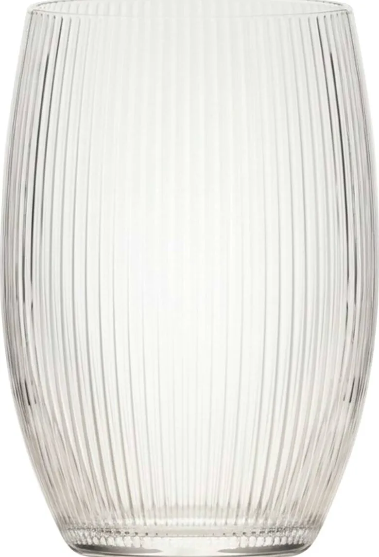 Vase klar Glas H/D: ca. 20x14 cm