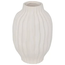 Vase weiß Keramik B/H: ca. 15x22 cm