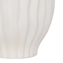 Vase weiß Keramik B/H: ca. 15x22 cm