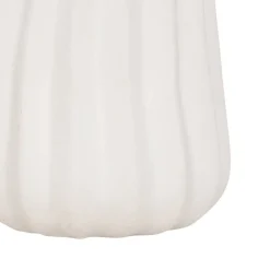 Vase weiß Keramik H: ca. 30 cm