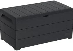 VCM Aufbewahrungsbox Durabox grau Kunststoff B/H/L: ca. 70x63x130 cm