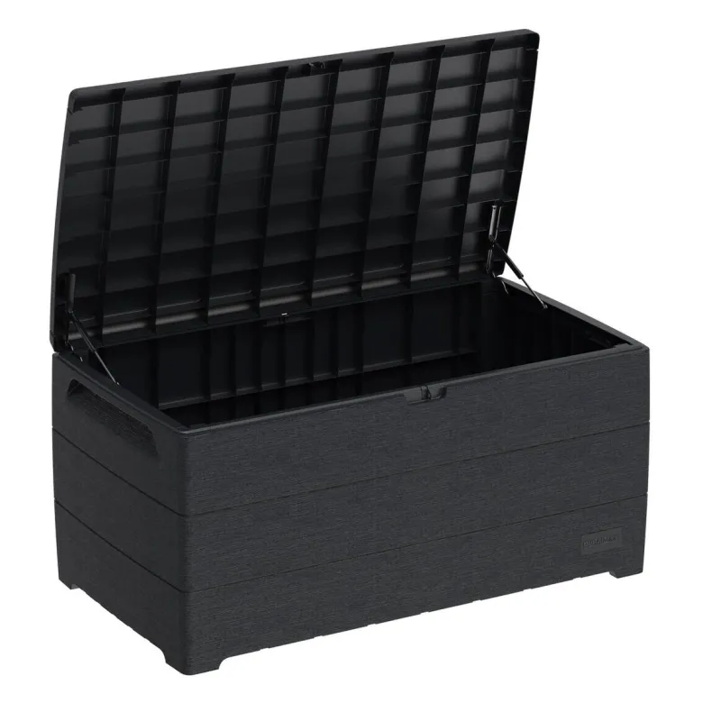 VCM Aufbewahrungsbox Durabox grau Kunststoff B/H/L: ca. 70x63x130 cm