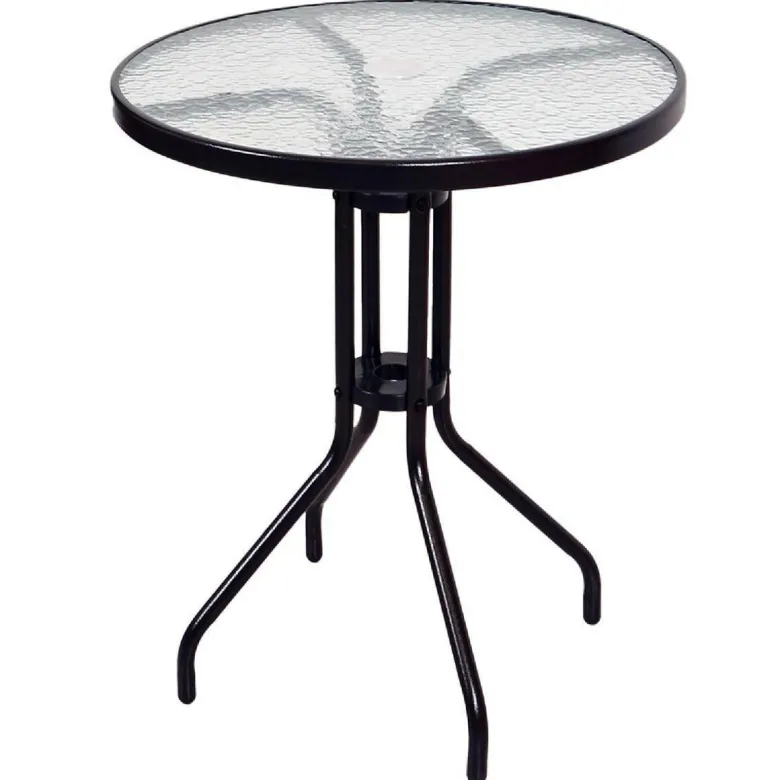 VCM Balkon-Set braun Polyrattan B/H/T: ca. 53x73x60 cm