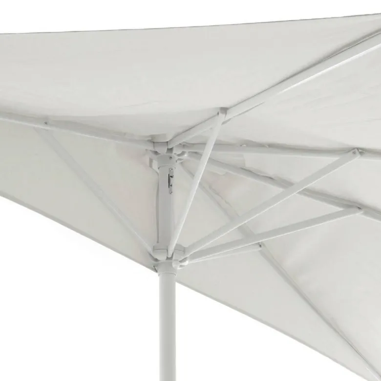 VCM Balkon-Sonnenschirm weiß Polyester-Mischgewebe B/H/T: ca. 270x235x140 cm