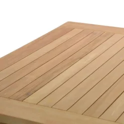 VCM Balkontisch braun Teakholz B/H/T: ca. 80x75x80 cm