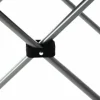 VCM Campingstuhl grau Stahlrohr B/H/L: ca. 47x47x90 cm